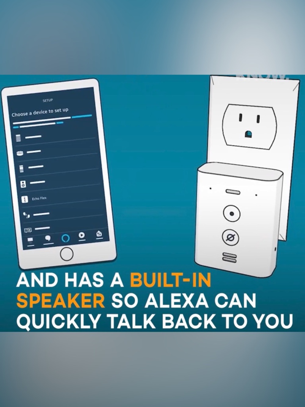 Amazon Echo Flex Smart Plug-In Speaker - White - Picture 2 of 12